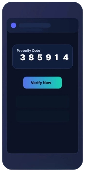 Pvaverify hero phone screen